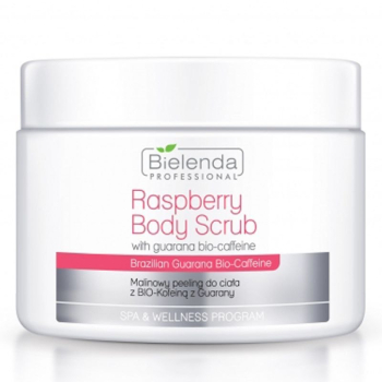 ActivShop BIELENDA Malinowy peeling do ciała z BIO-Kofeiną z Guarany 550g